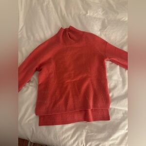 NAADAM Cashmere Vibrant Pink Turtleneck Sweater
